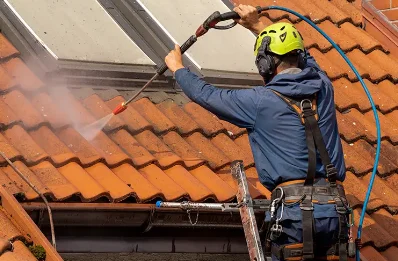 Démoussage et hydrofuge de toiture à Milesse